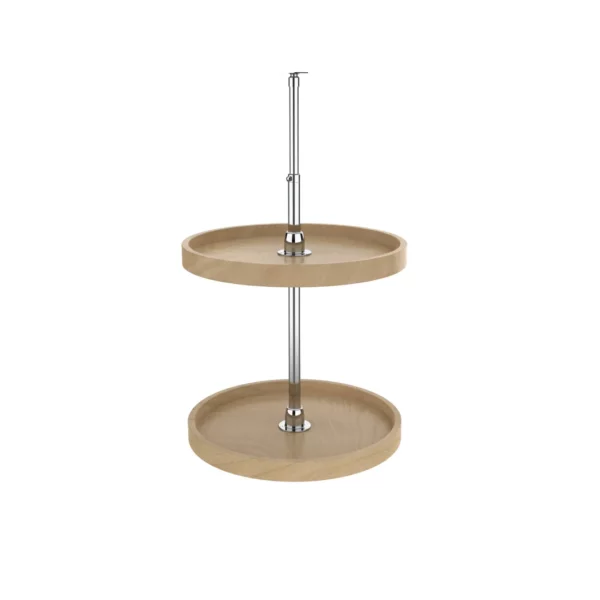 Rev-A-Shelf 2-Shelf Full Circle Lazy Susan Set 18in Maple