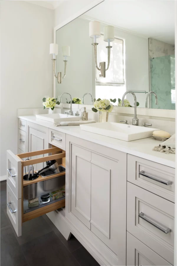 RevAShelf PullOut Vanity Grooming Organizer with SoftClose Slide