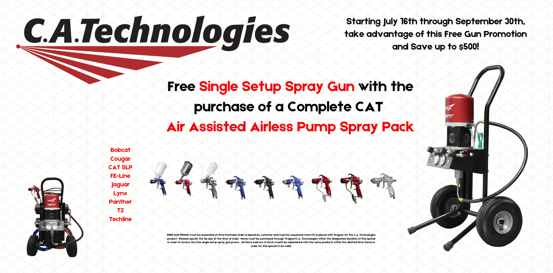 CA Technologies spray gun promo