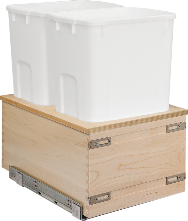 Century Cascade Bottom Mount Double 50qt Bin