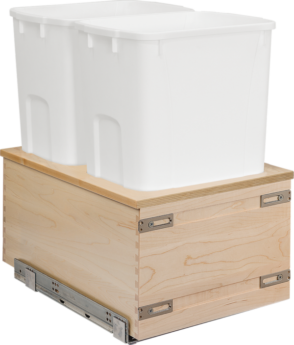 Century Edge Bottom Mount Double 34qt Bin