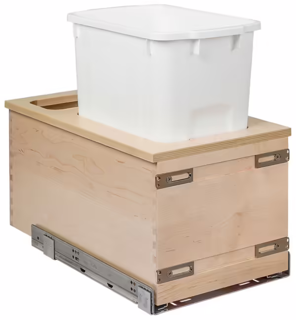 Century Edge Bottom Mount Single 34qt Bin