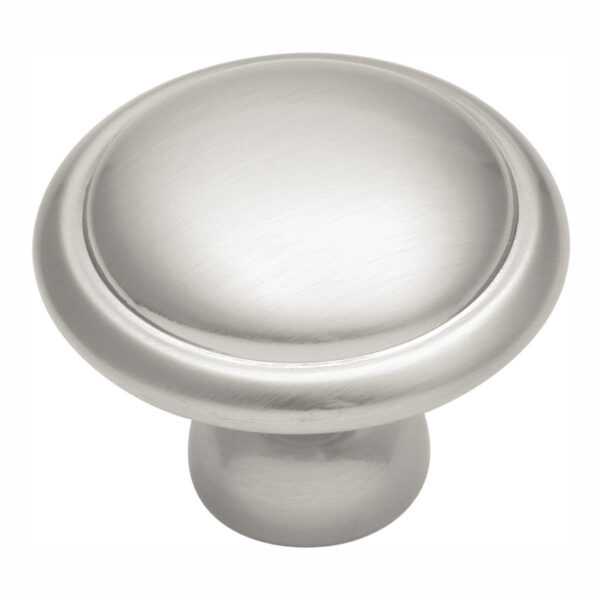 Hickory Hardware Conquest Cabinet Knob Satin Nickel 1-3/8in
