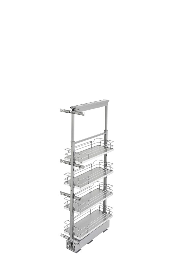 Rev-A-Shelf 5300 Solid Bottom w/Soft-Close Pullout Pantry Gray 8"