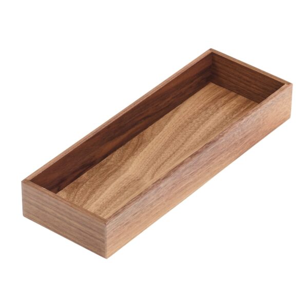Kessebohmer StraightLine Small Drawer Box Walnut