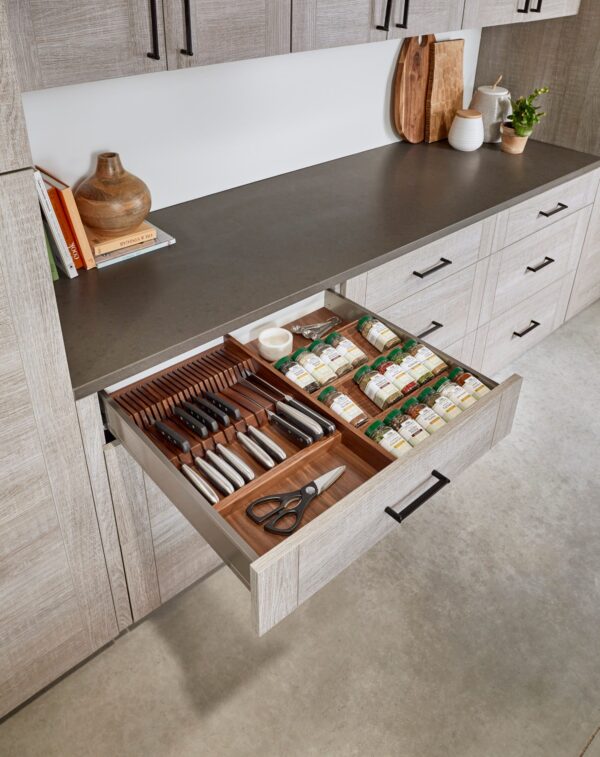 2-3/8” H Walnut Shallow Drawer Divider Insert - Image 3